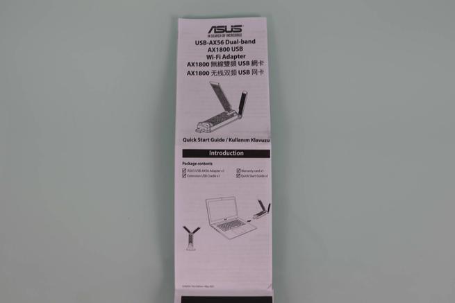 Guía de instalación rápida del adaptador WiFi 6 ASUS USB-AX56 en detalle