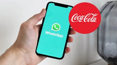 Mensaje falso de Coca-Cola por WhatsApp