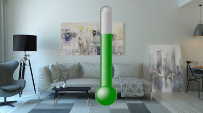 Diferente temperatura en la vivienda