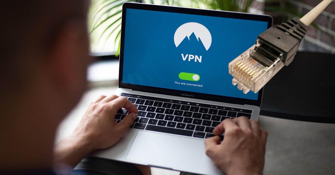 VPN al usar cable de red