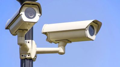 dos camaras de seguridad