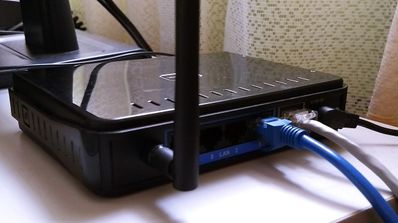 Señal de error del router