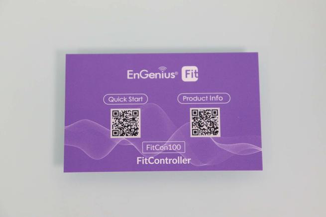 Vista de la tarjeta de instalación del controlador EnGenius FitCon100 en detalle