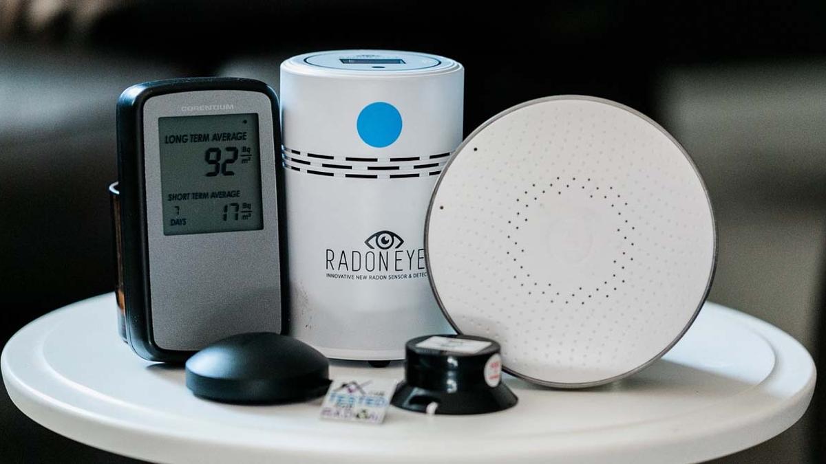 Medidor de radón, Sin control de aire