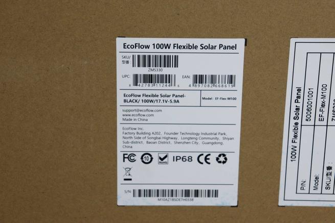 Características de los paneles solares de EcoFlow PowerStream que son de 100W y flexibles
