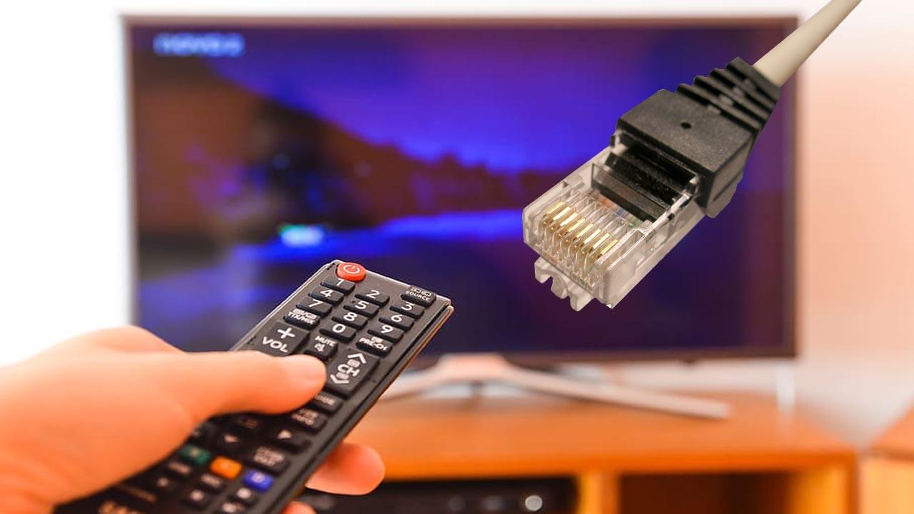 Conectar la televisión por cable Ethernet