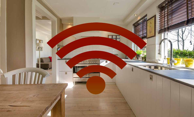 Material de cocina para mejorar el Wi-Fi