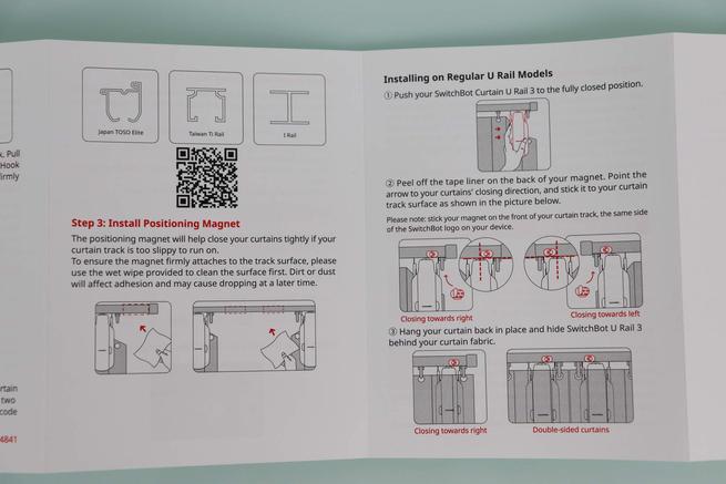 Guía de instalación y configuración del SwitchBot Curtain 3