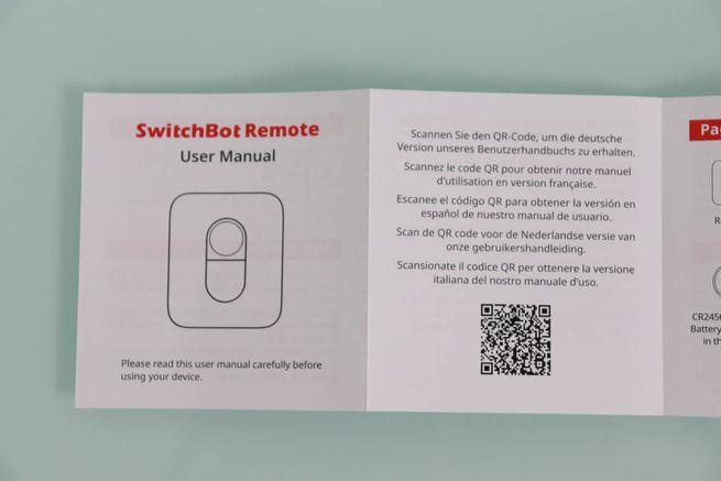 Guía de instalación rápida del SwitchBot Remote con todo detalle