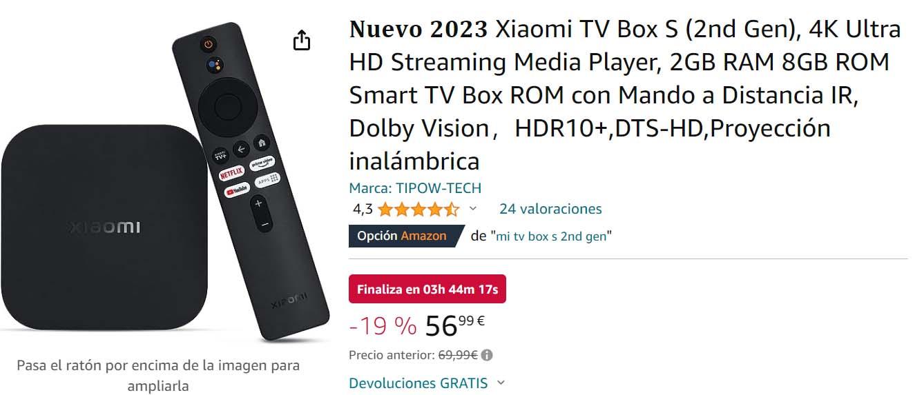 Oferta del Xiaomi TV Box S