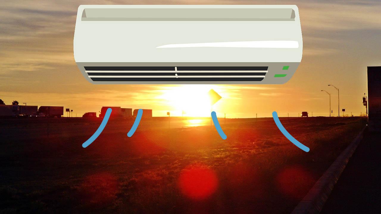Usar el aire acondicionado en la ola de calor