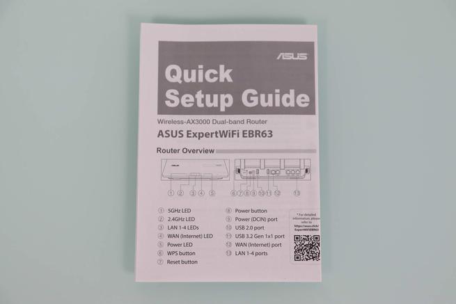 Guía de instalación rápida del router profesional ASUS ExpertWiFi EBR63 en detalle