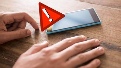 Mensaje de alerta en el móvil