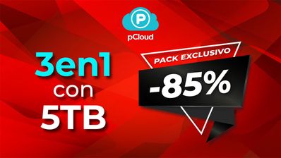 Oferta de pCloud Black Friday 2023 con hasta 85% descuento