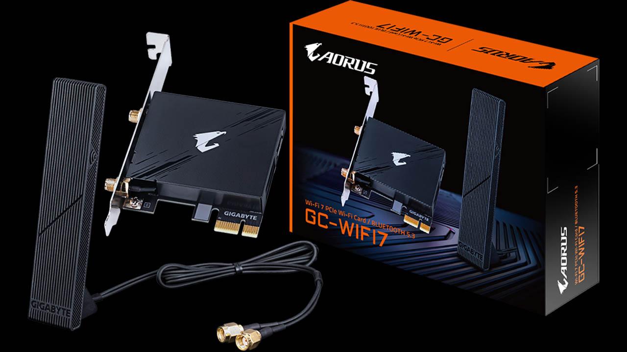 Nueva tarjeta PCIe Gigabyte GC-WIFI7 con el estándar Wi-Fi 7