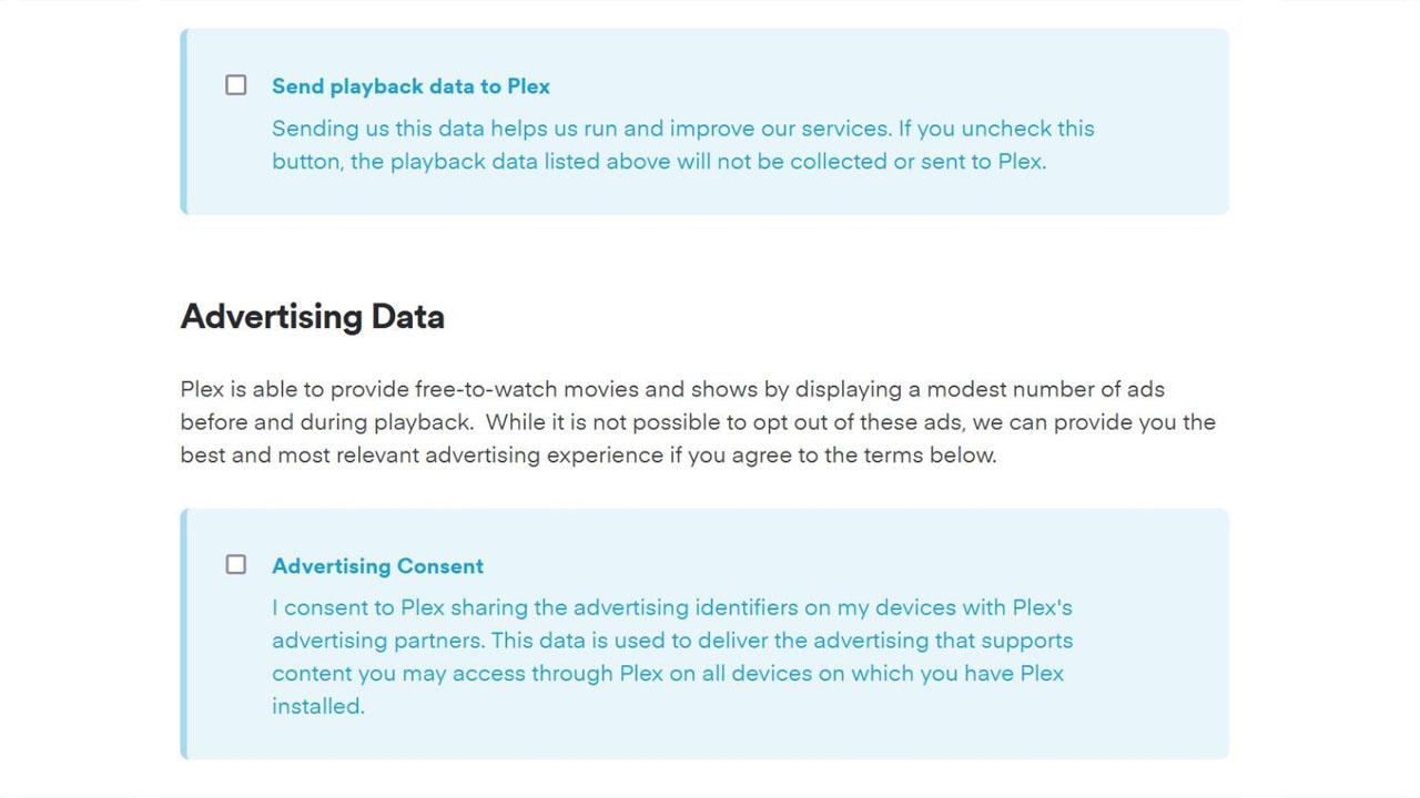 Evitar que Plex recopile datos de visualizaciones