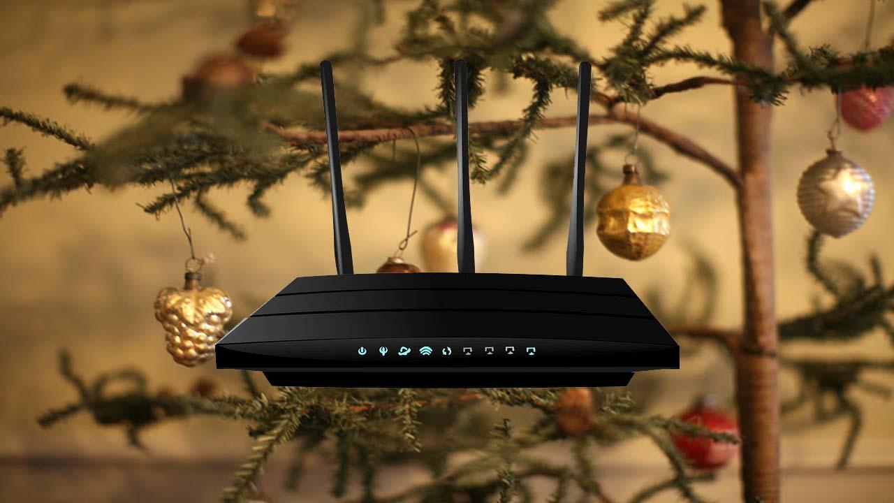 Prepara el router para Navidad
