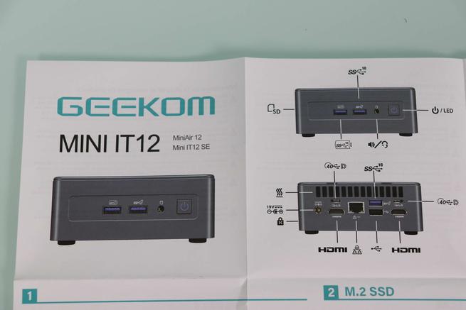 Guía de instalación paso a paso del mini PC GEEKOM Mini IT12