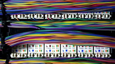 Patch panel conexiones Ethernet
