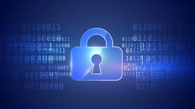 ilustración de un candado de seguridad digital