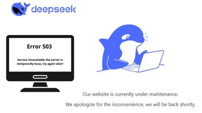 como superar el error 503 en deep seek