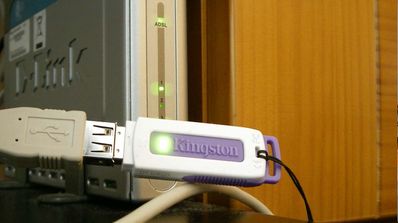 Puerto USB del router