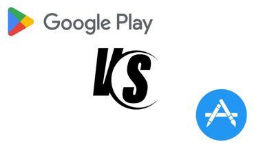 Apple Store contra Google Play guia