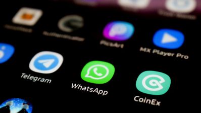 Guia círculo azul x WhatsApp
