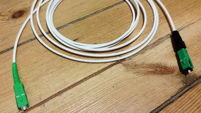Qué hacer con un cable de fibra mordido