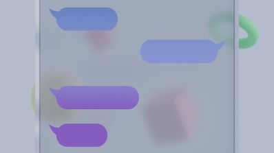 Representación digital abstracta de una conversación de chat cifrada