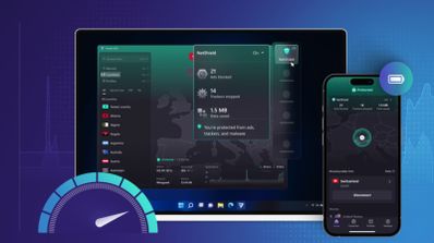 Pantalla de Proton VPN activado