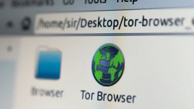 Icono del navegador Tor en el escritorio