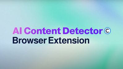 Captura de la extensión AI Content Detector para Chrome