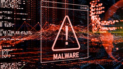 Mensaje de alerta por malware