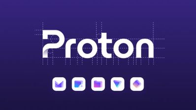 Imagen donde aparece el logo de Proton y el de algunas de sus aplicaciones