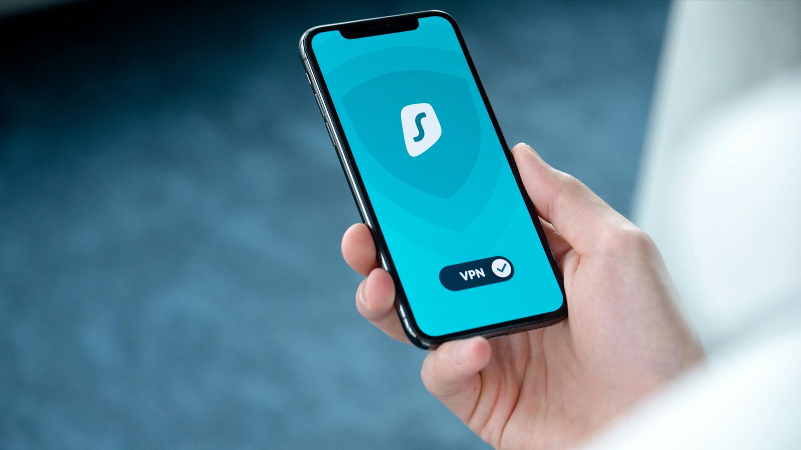VPN de Surfshark en el teléfono móvil