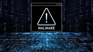 Imagen en la que aparece una alerta de malware
