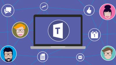 Imagen en la que aparece el logo de Microsoft Teams