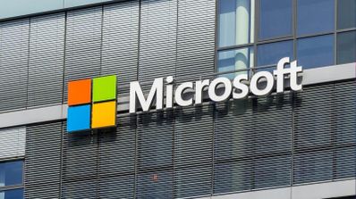 Imagen en la que aparece el logo de Microsoft