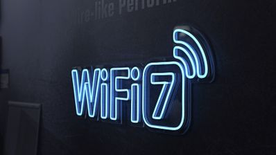 Imagen en la que aparece el logo del Wi-Fi 7