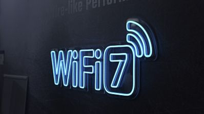Imagen en la que aparece el logo del Wi-Fi 7