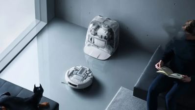 Imagen en la que aparece un robot aspirador DJI