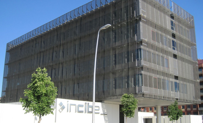 Imagen en la que aparece la sede del INCIBE, en León