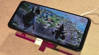 Imagen de un videojuego en un móvil