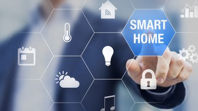 Imagen de una vivienda inteligente