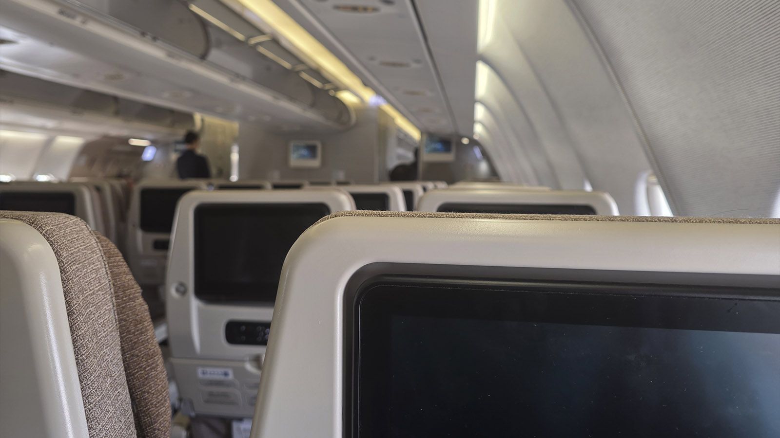 Imagen del interior de un avión de China Eastern