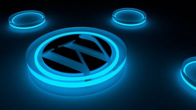 Imagen en la que aparece el logo de WordPress