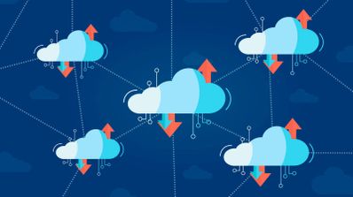 Imagen de la nube en Internet