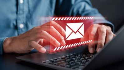 Imagen en la que aparece un e-mail falso