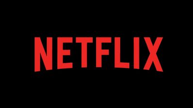 Logotipo de Netflix en letras rojas sobre un fondo negro sólido.